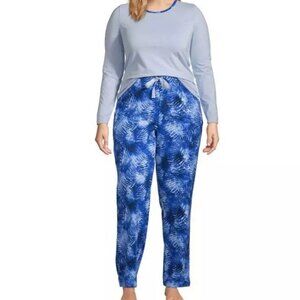 Lands' End Women's 2 piece Pajama Set, NWT